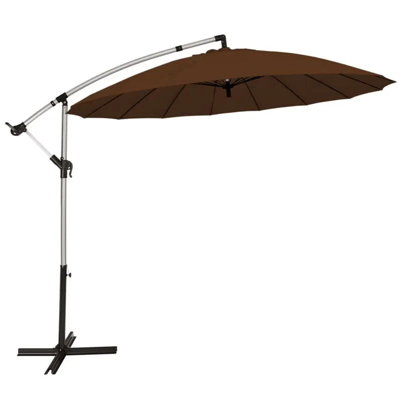 10 Feet Patio Offset Umbrella Market Hanging Umbrella for Backyard – Sunneday LLC