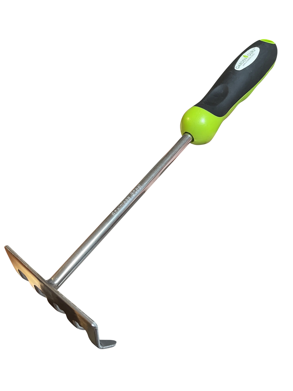 Stainless Steel 5 Tine Rake Cultivator Tiller Tool Garden Guru