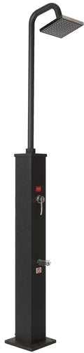 Sunneday SS0918 Outdoor Solar Shower | 6 Gallon | Adjustable Temperature | Self-Descaling Head | Black - Sunneday LLC