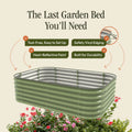 Gro-Rite "No Tools Needed" Premium Metal Raised Garden Bed Kit Gro-Rite Garden Global LLC