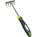 Stainless Steel 5 Tine Rake Cultivator Tiller Tool Garden Guru