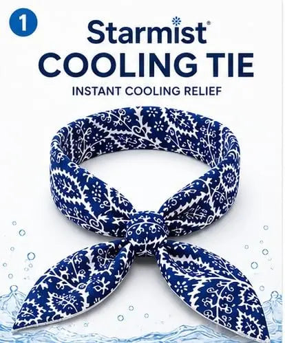 Sunneday Cooling Tie in White | Red | Blue | Black | Sports & Fitness | Gardening | Outdoor Work Sunneday