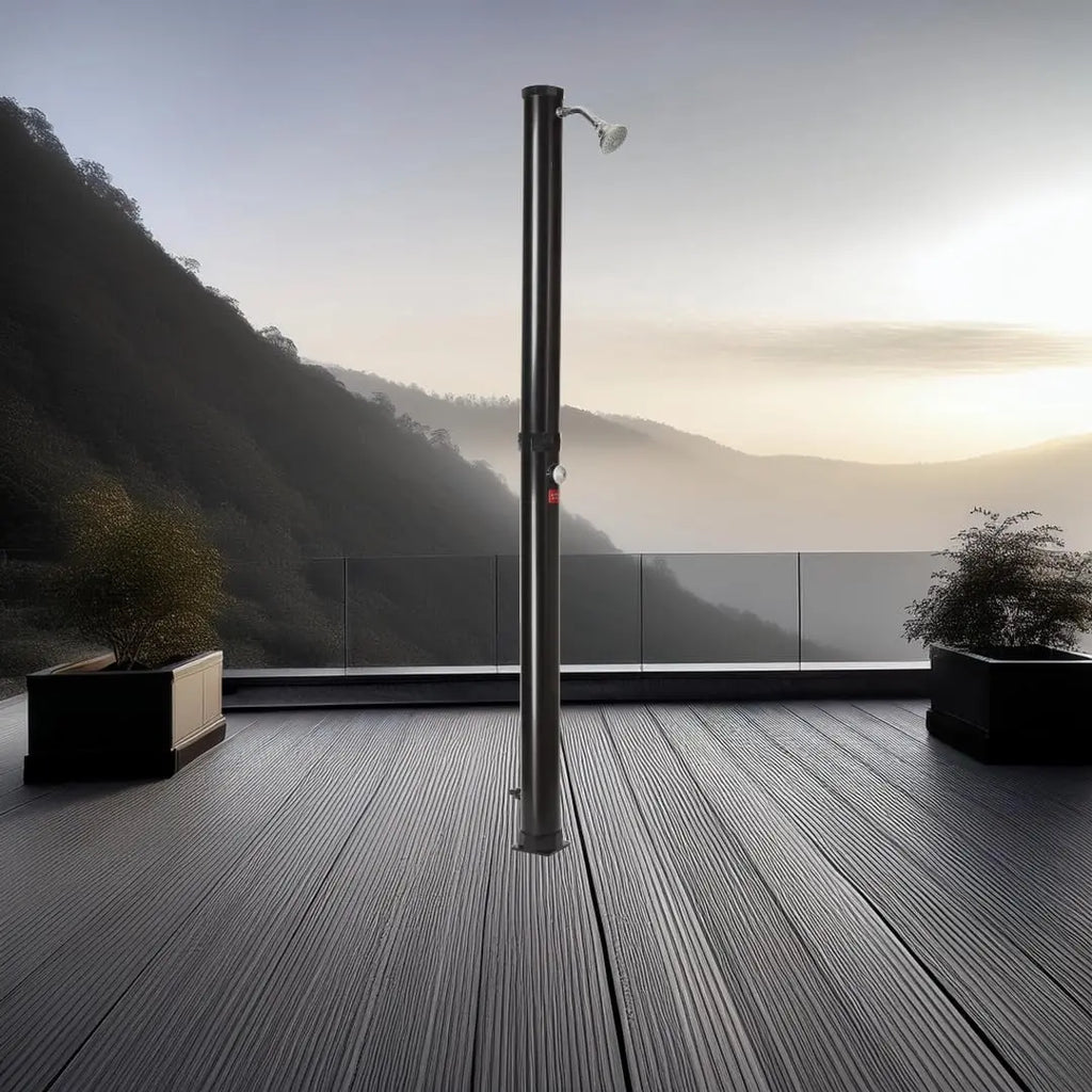Sunneday SSD18S Outdoor Solar Shower | 5 Gallon | Black | Poolside, Camping & Backyard - Sunneday LLC
