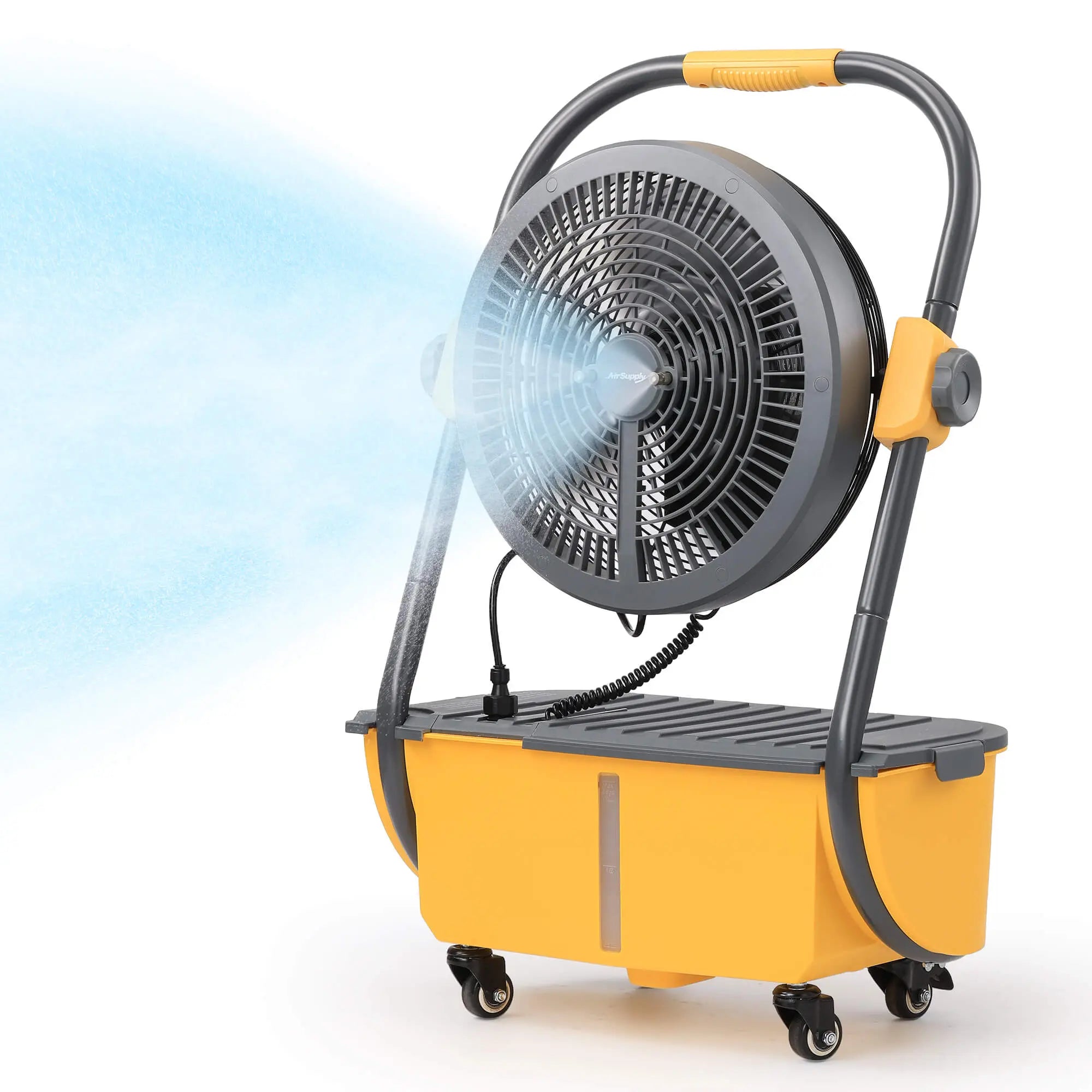 AirSupply MS12 Portable Mist Fan, 11L Tank & Up to 50H Runtime TURBRO
