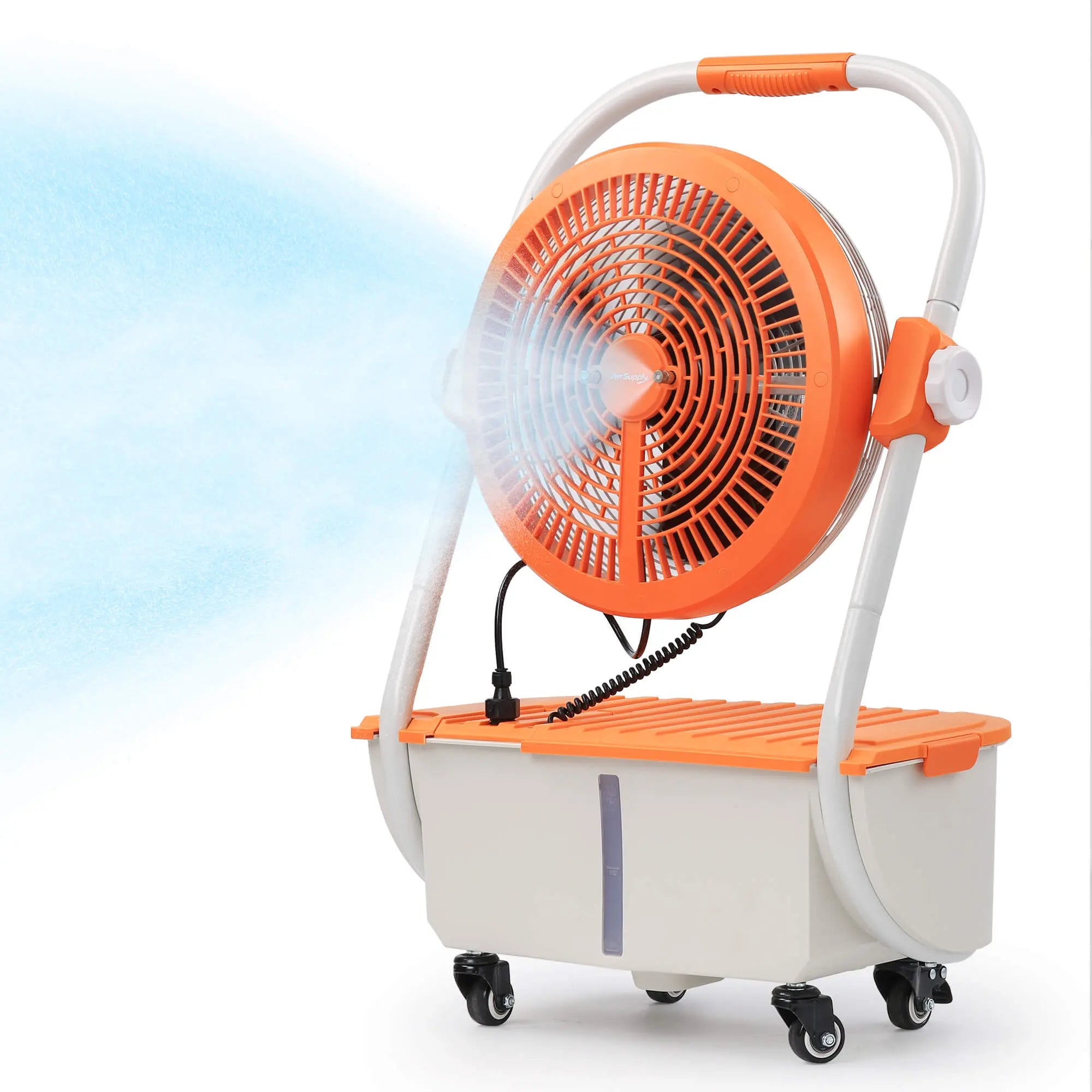 AirSupply MS12 Portable Mist Fan, 11L Tank & Up to 50H Runtime TURBRO