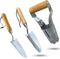 Garden Planting Set - Includes Classic Trowel, Transplanter, Bulb Planter Garden Guru