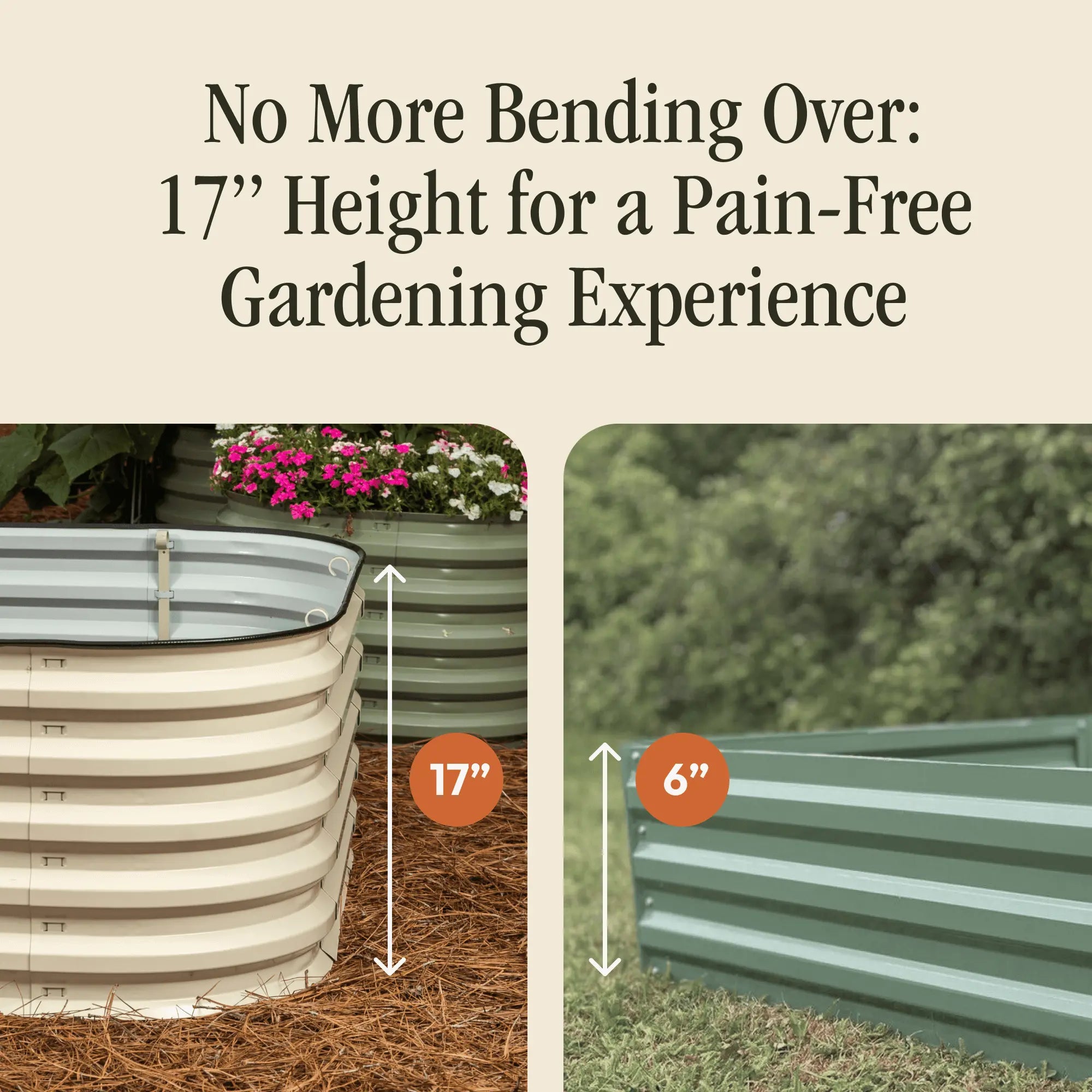 Gro-Rite "No Tools Needed" Premium Metal Raised Garden Bed Kit Gro-Rite Garden Global LLC