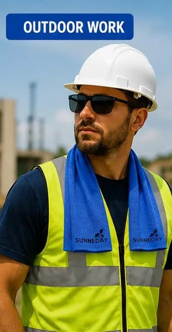 Sunneday Cooling Towel | Green | Pink | Blue | Sports & Fitness | Gardening | Outdoor Work Sunneday