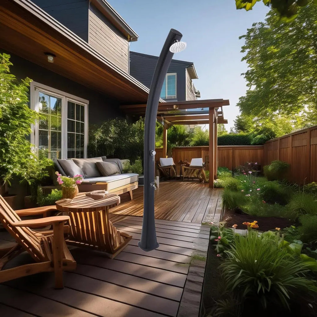 Sunneday Outdoor Solar Showers | Multiple Styles | Solar-Heated | Pool, Beach & Backyard - Sunneday LLC