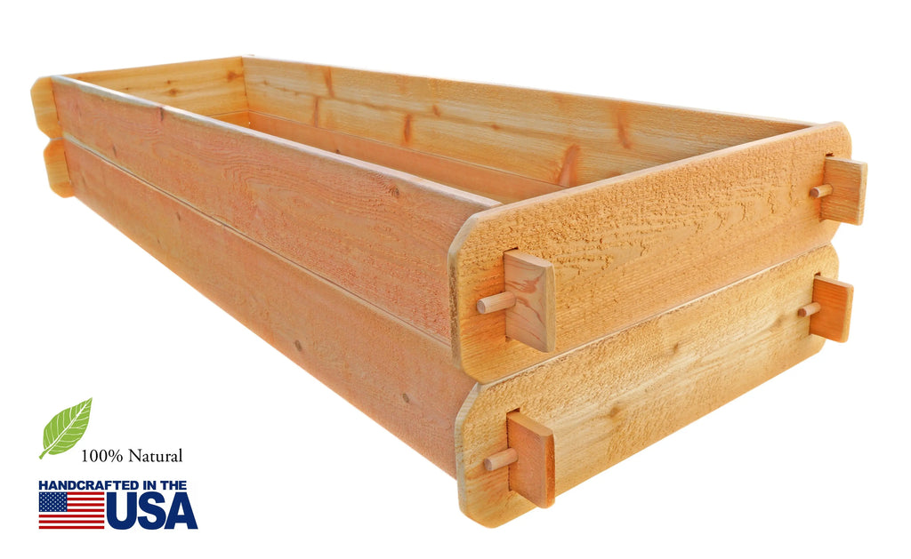 Timberlane Gardens Raised Garden Bed Kit Double Deep (Two 2x6) Select Cedar Timberlane Gardens