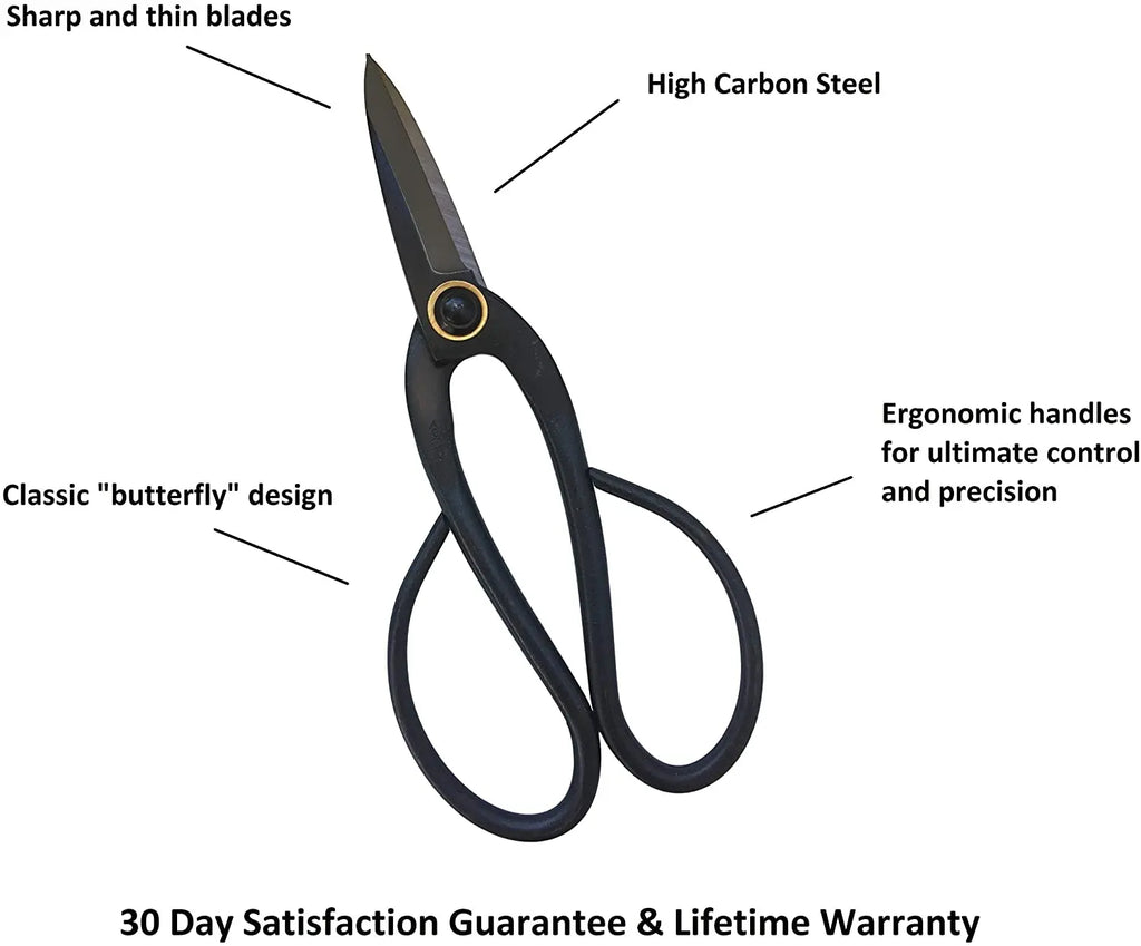 Bonsai Pruning Shears Scissors 200mm Garden Guru