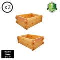 SET OF 2 Timberlane Gardens Easy Raised Garden Bed Kits Double. Deep. Select Cedar. Mortise & Tenon. 2' W x 3' L Timberlane Gardens