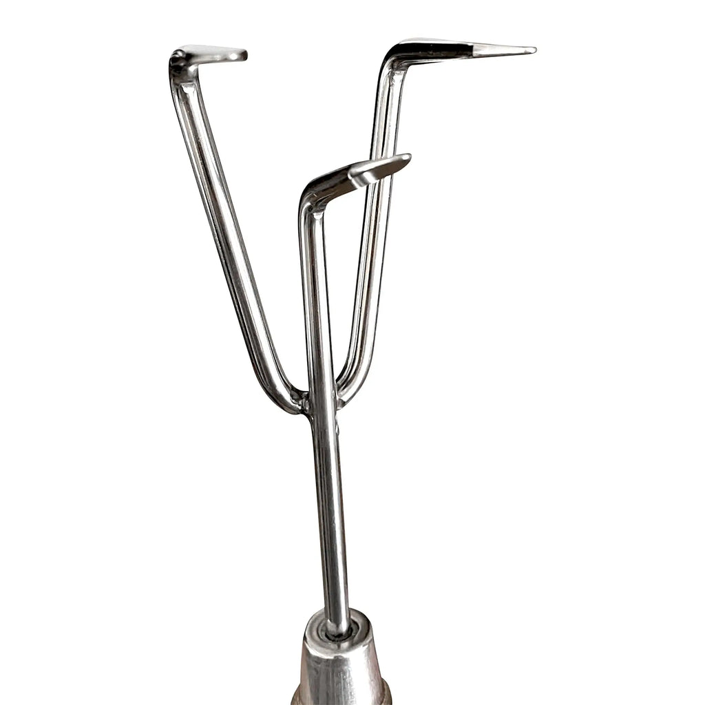 Stainless Steel Garden Cultivator (classic wood handle) Garden Guru