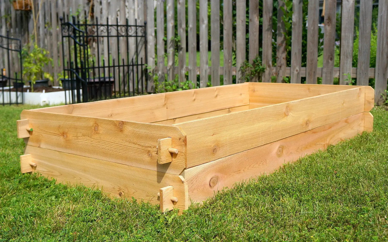 Timberlane Gardens Raised Garden Bed Kit Double Deep (Two 3x6) Select Cedar Timberlane Gardens