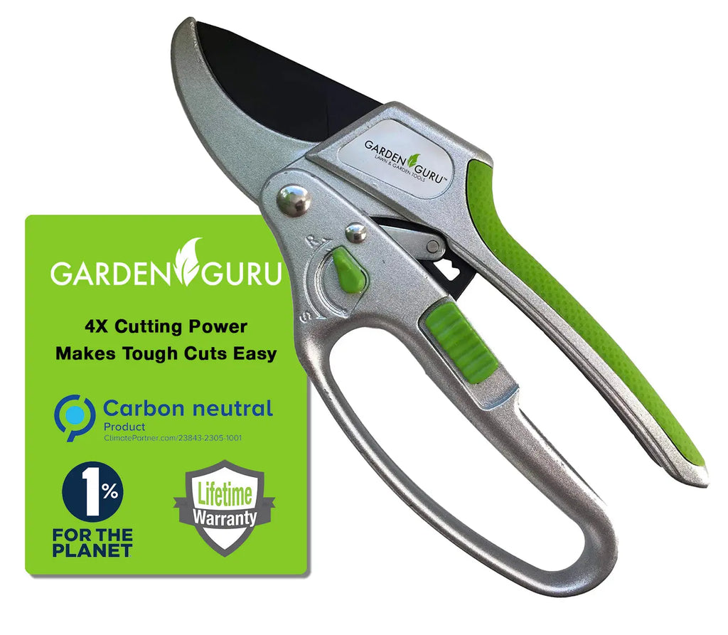 2-in-1 Garden Ratchet Pruning Shears Clippers Garden Guru