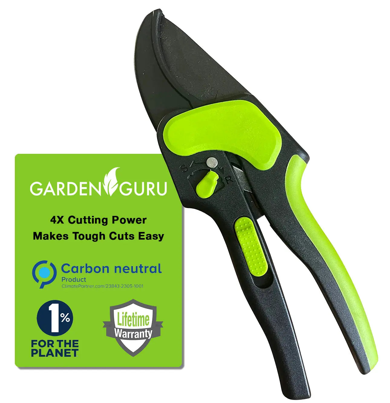 2-in-1 Ratchet Pruning Garden Shears Clippers Garden Guru