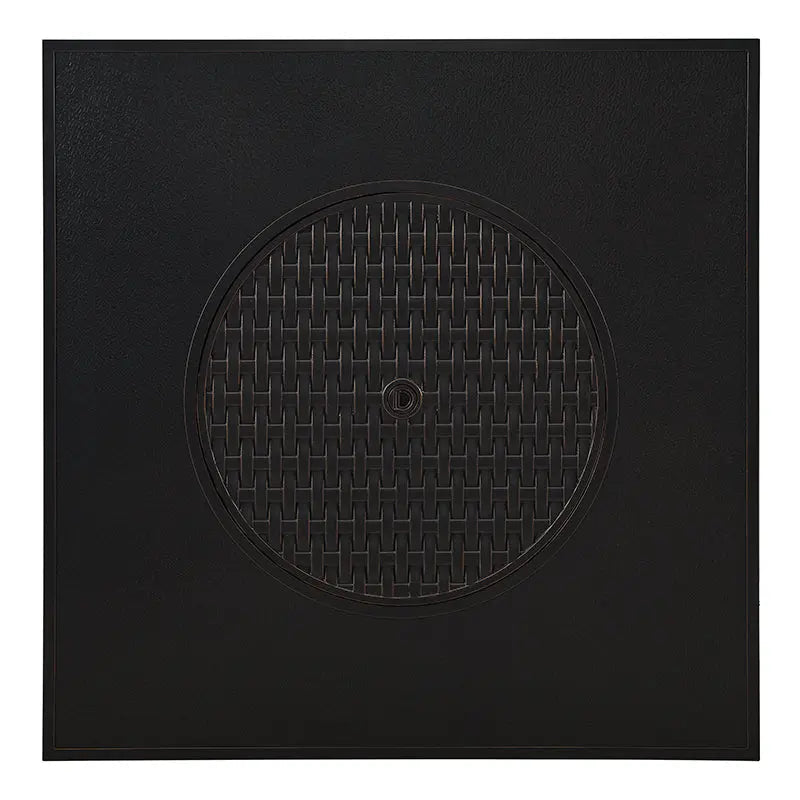 Dalton 40" Square Woven Aluminum Convertible Gas Fire Pit Table Fire Sense/Balkene Home