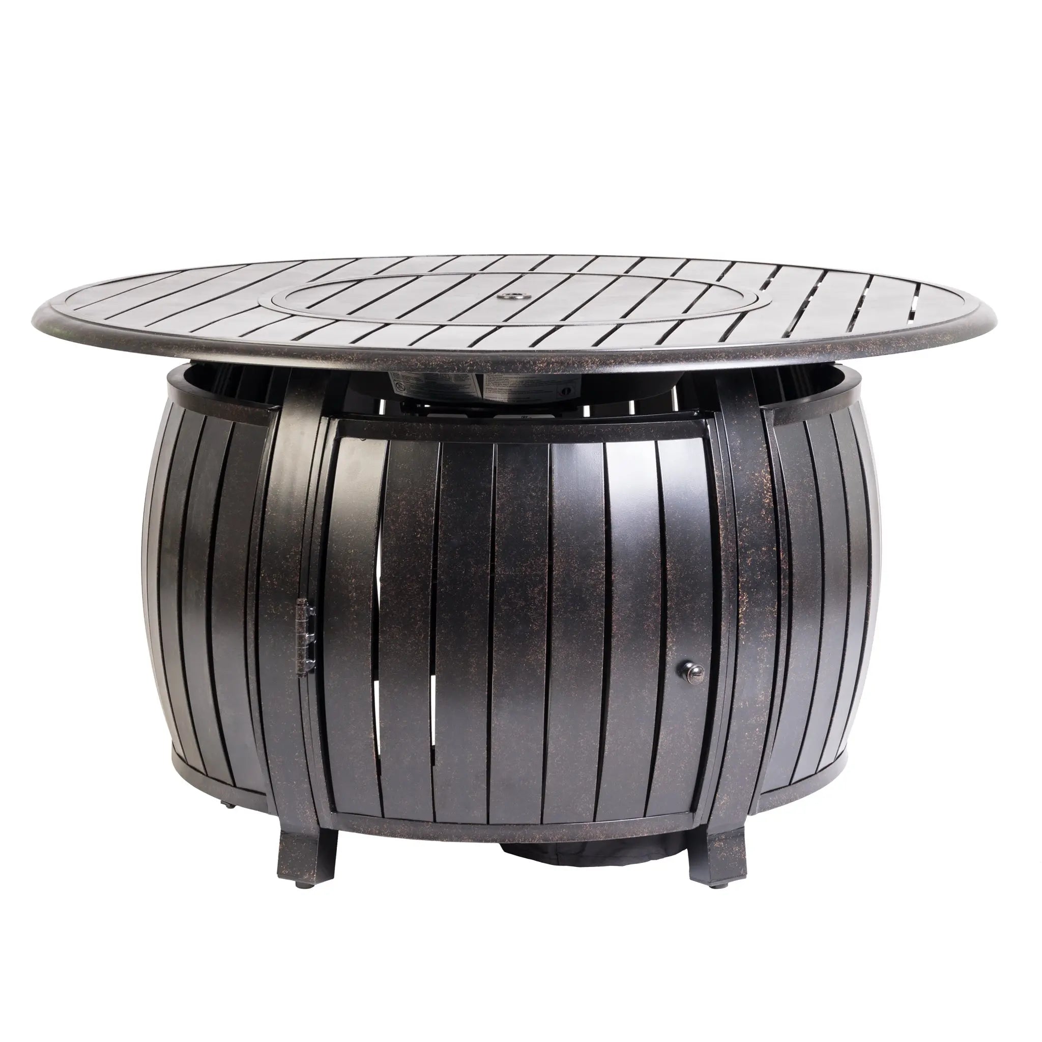 Grand Cooper 44" Round Aluminum Convertible Gas Fire Pit Table Fire Sense/Balkene Home