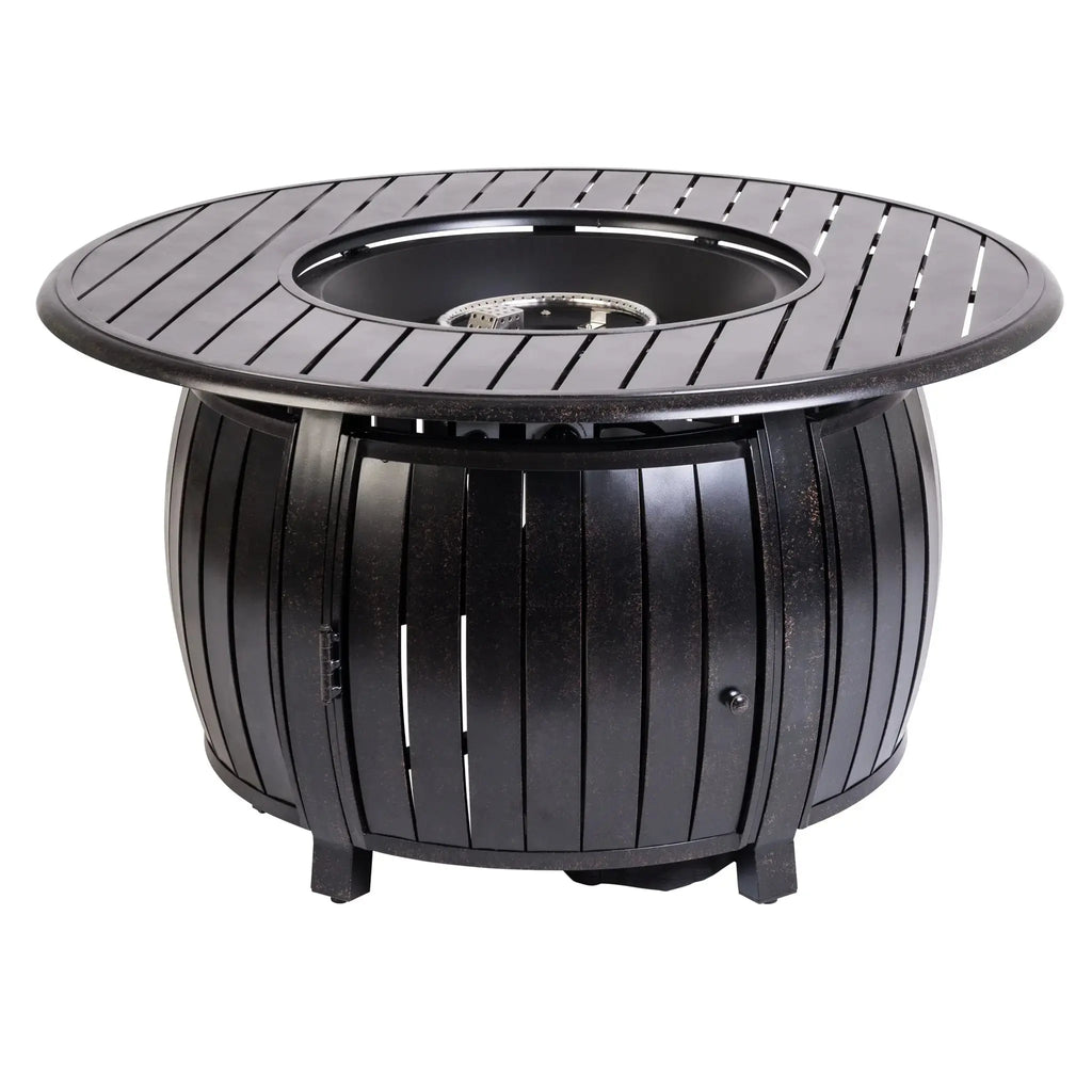 Grand Cooper 44" Round Aluminum Convertible Gas Fire Pit Table Fire Sense/Balkene Home