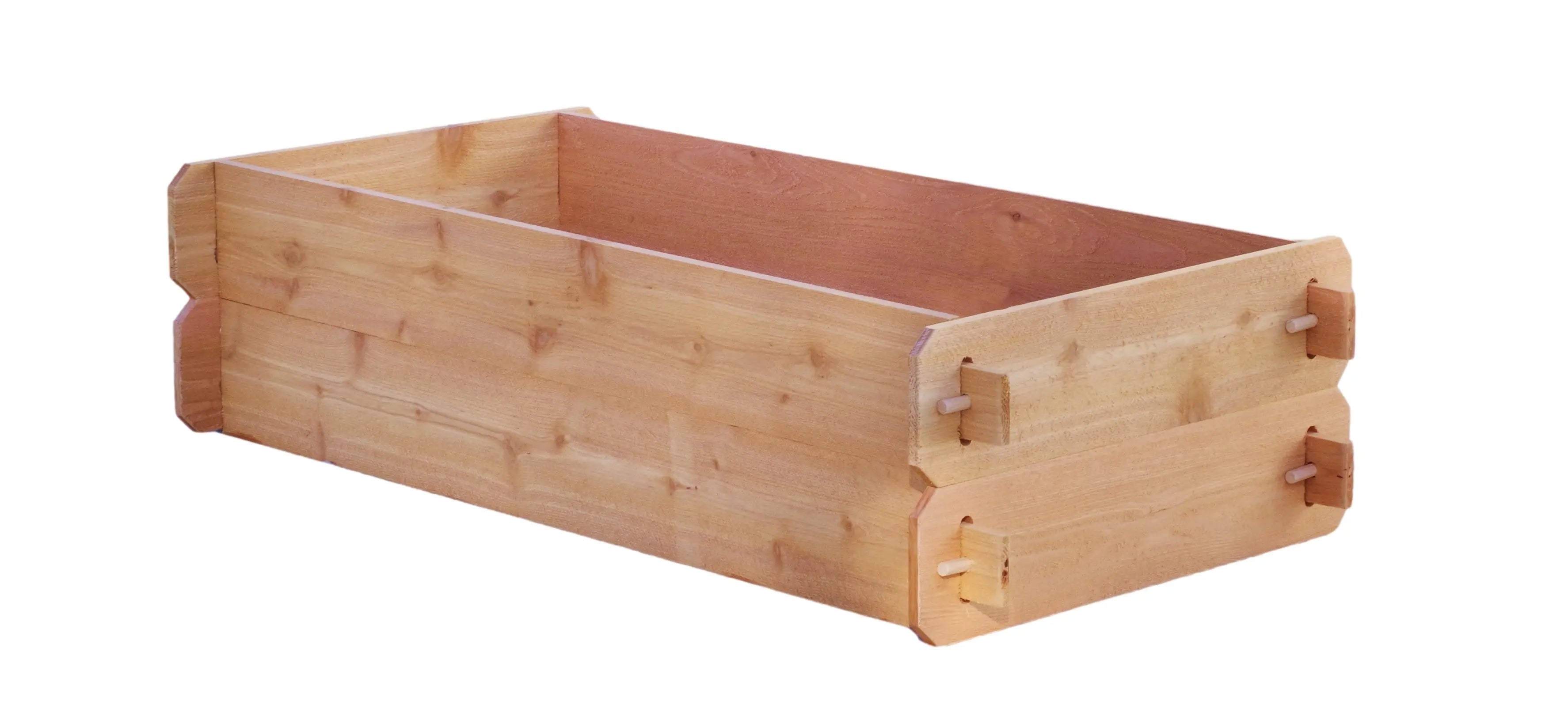 Timberlane Gardens Raised Garden Bed Kit Double Deep (Two 2x4) Select Cedar Timberlane Gardens