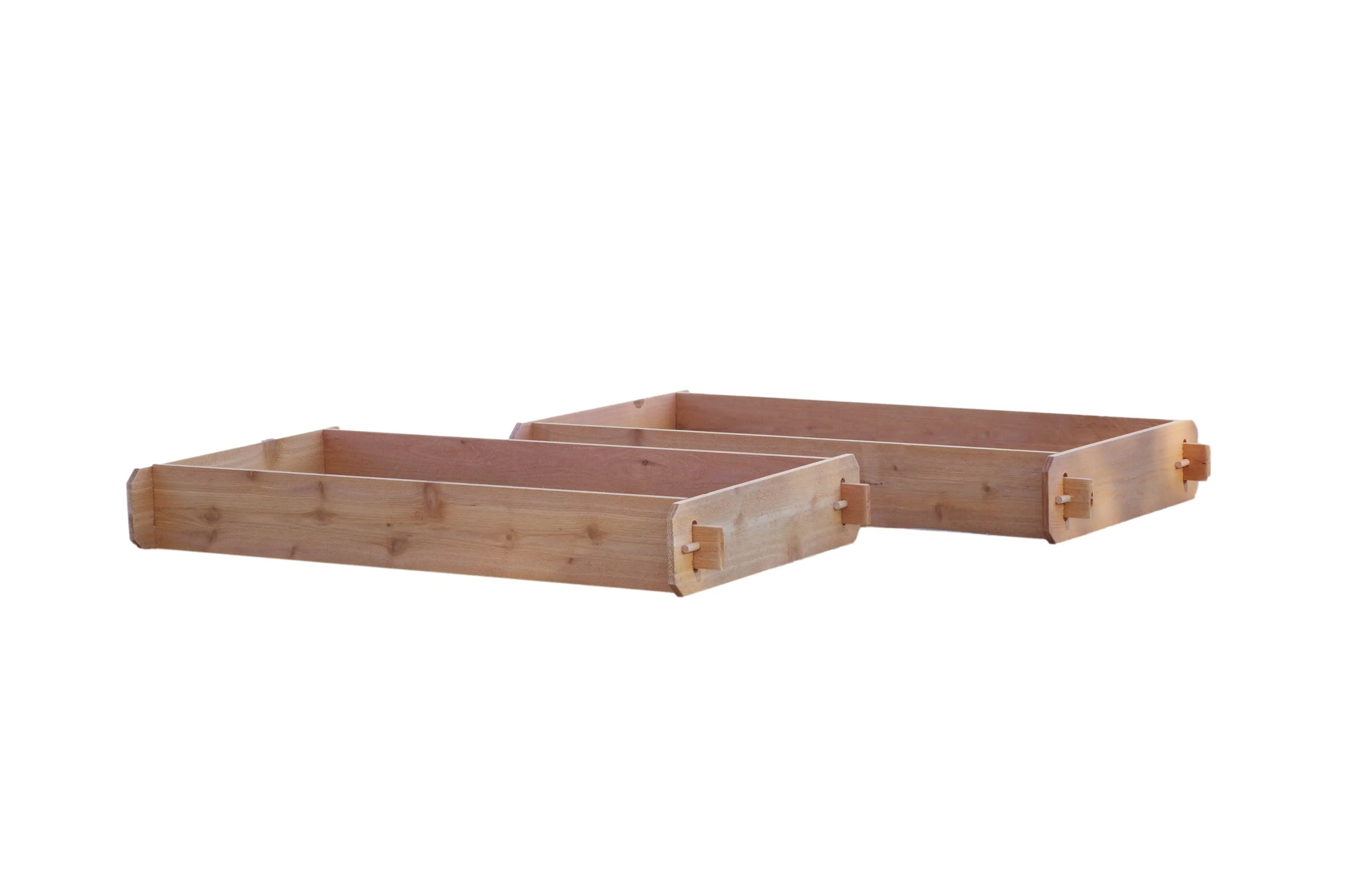 Timberlane Gardens Raised Garden Bed Kit Double Deep (Two 2x4) Select Cedar Timberlane Gardens