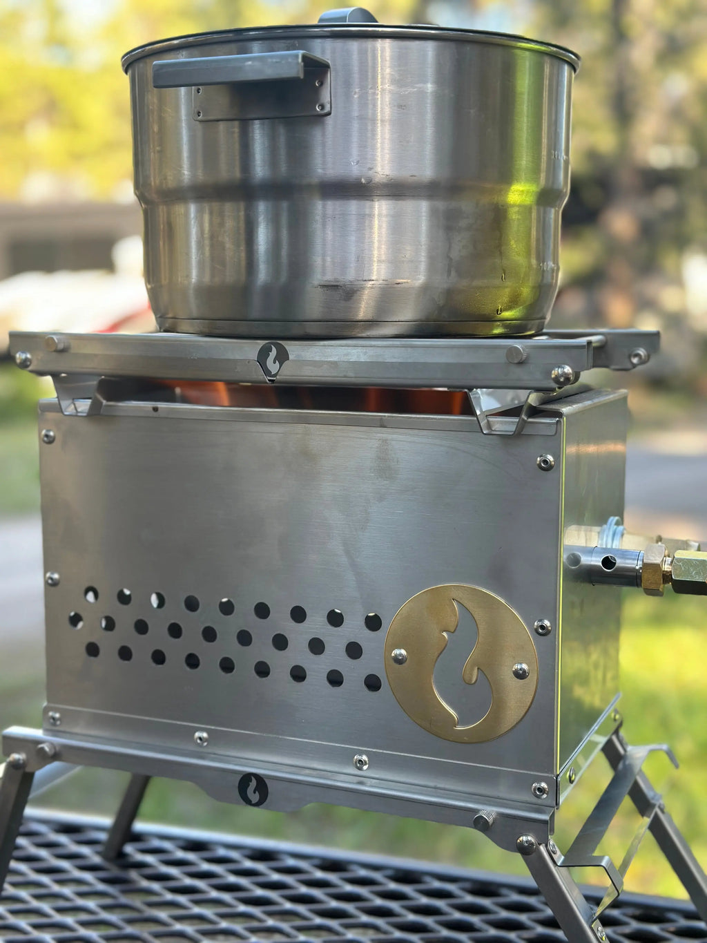 Hekla Combo: Stainless steel perfection to last a lifetime LavaBox Portable Campfire