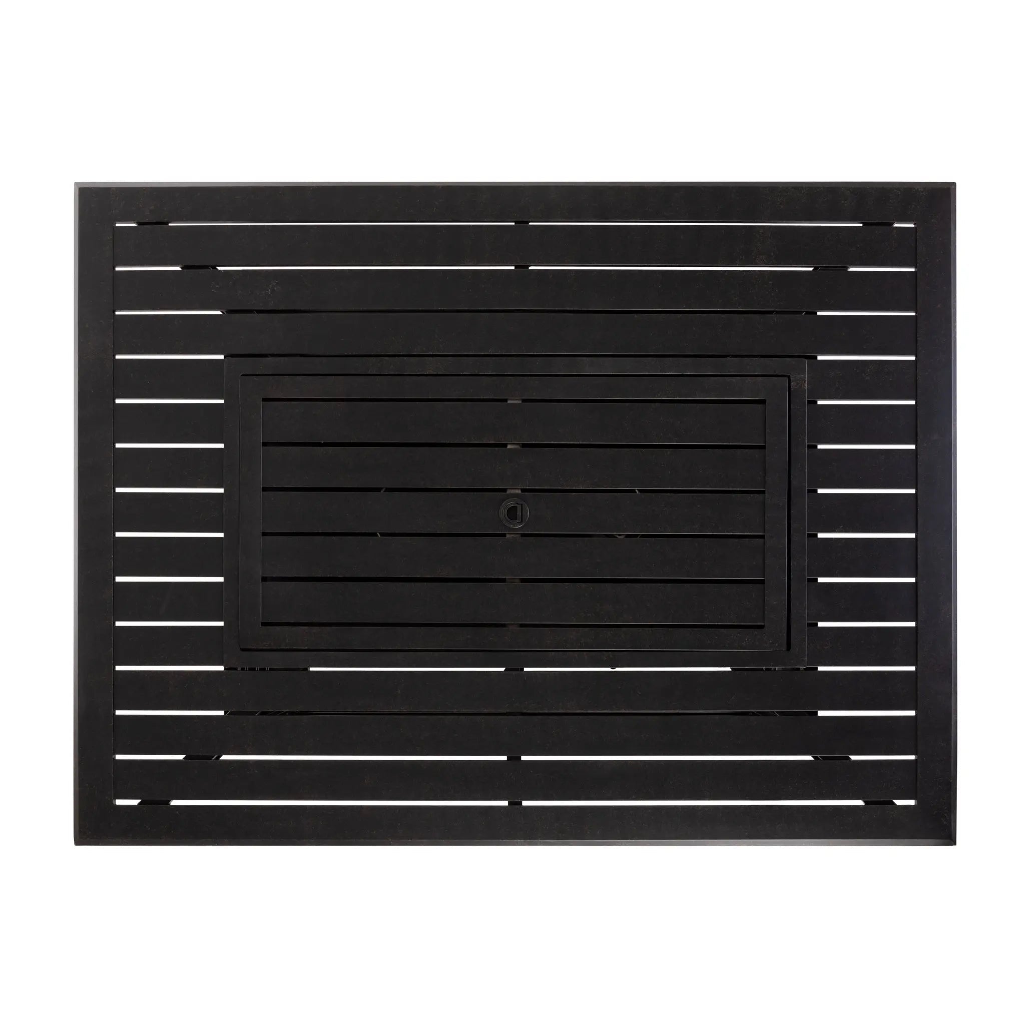 Longmont 48" Rectangular Aluminum Convertible Gas Fire Pit Table Fire Sense/Balkene Home