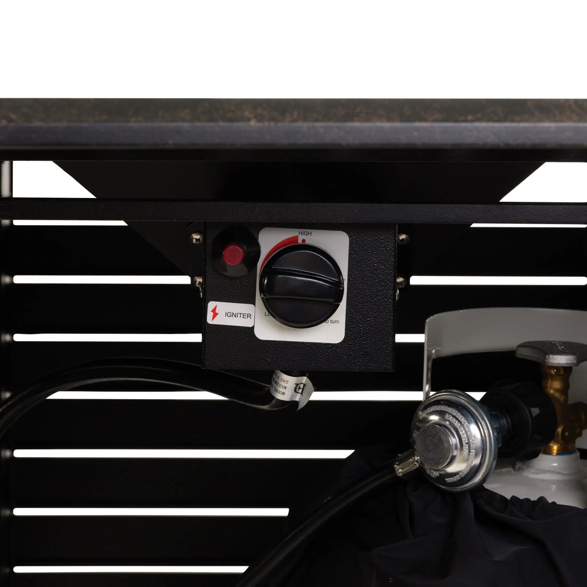 Longmont 48" Rectangular Aluminum Convertible Gas Fire Pit Table Fire Sense/Balkene Home