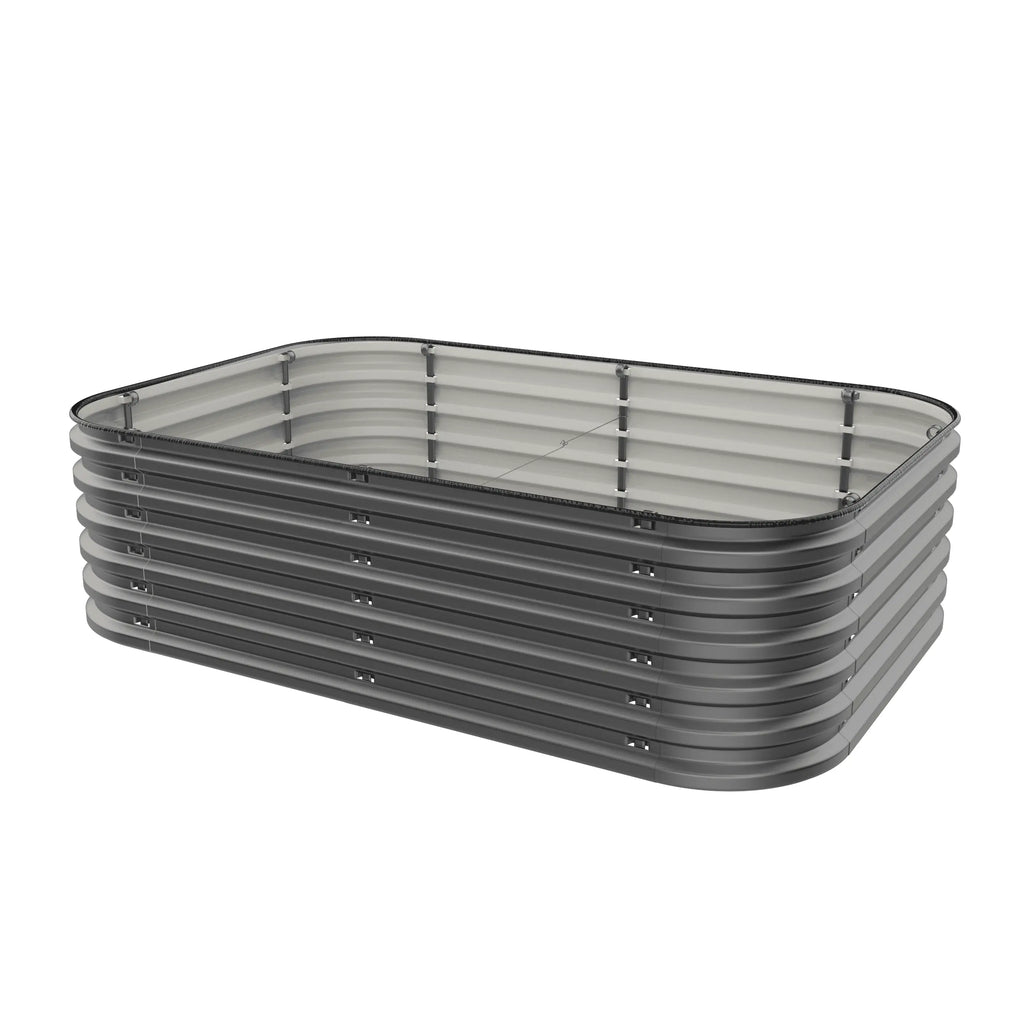 Gro-Rite "No Tools Needed" Premium Metal Raised Garden Bed Kit Gro-Rite Garden Global LLC