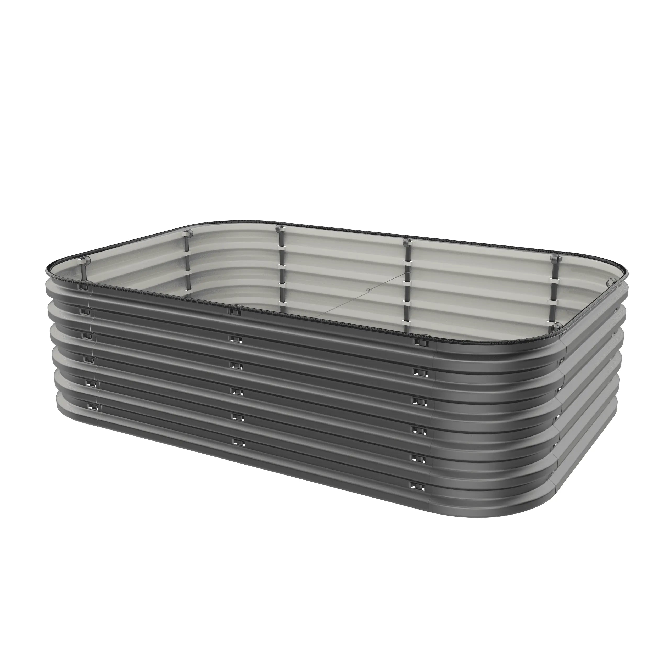 Gro-Rite "No Tools Needed" Premium Metal Raised Garden Bed Kit Gro-Rite Garden Global LLC