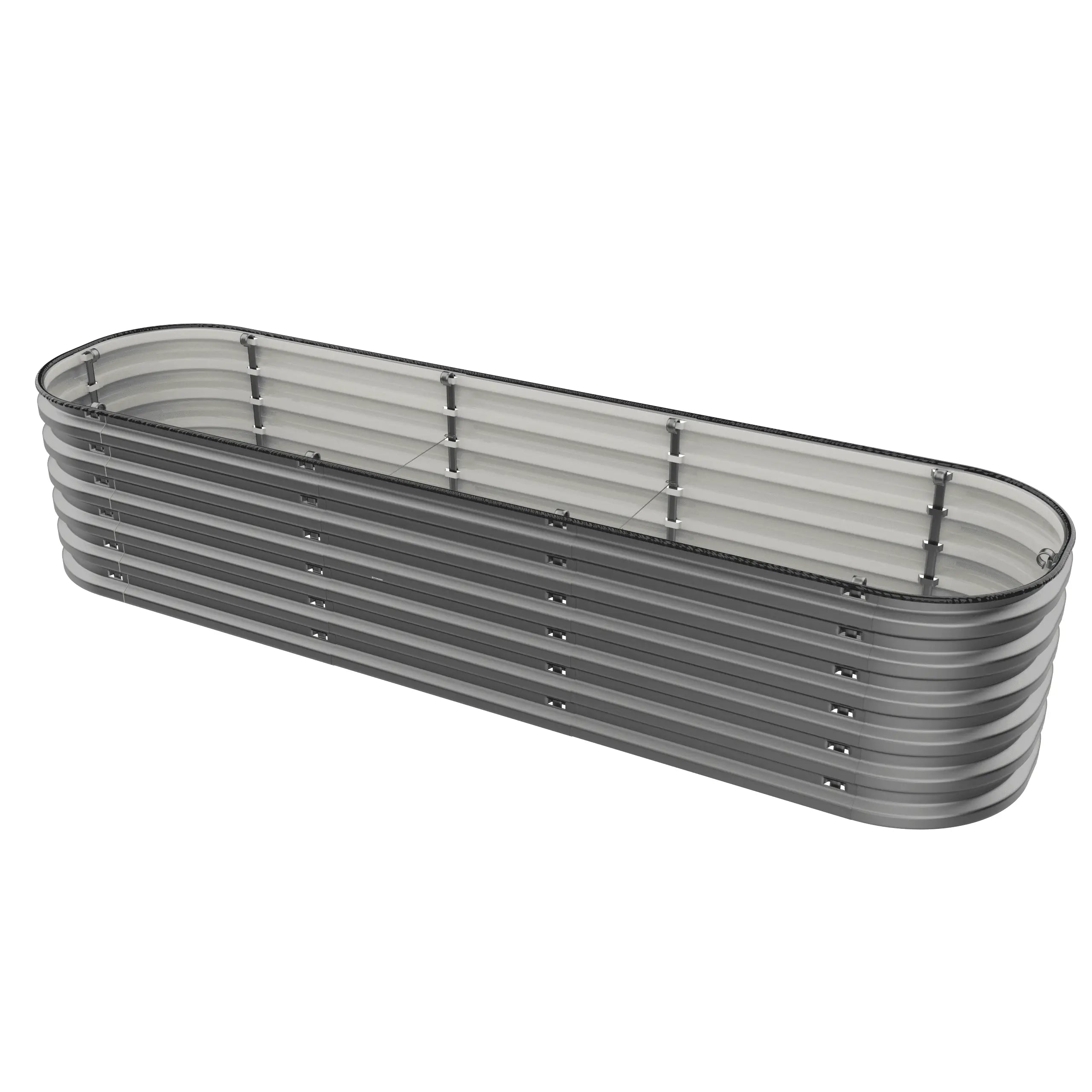 Gro-Rite "No Tools Needed" Premium Metal Raised Garden Bed Kit Gro-Rite Garden Global LLC