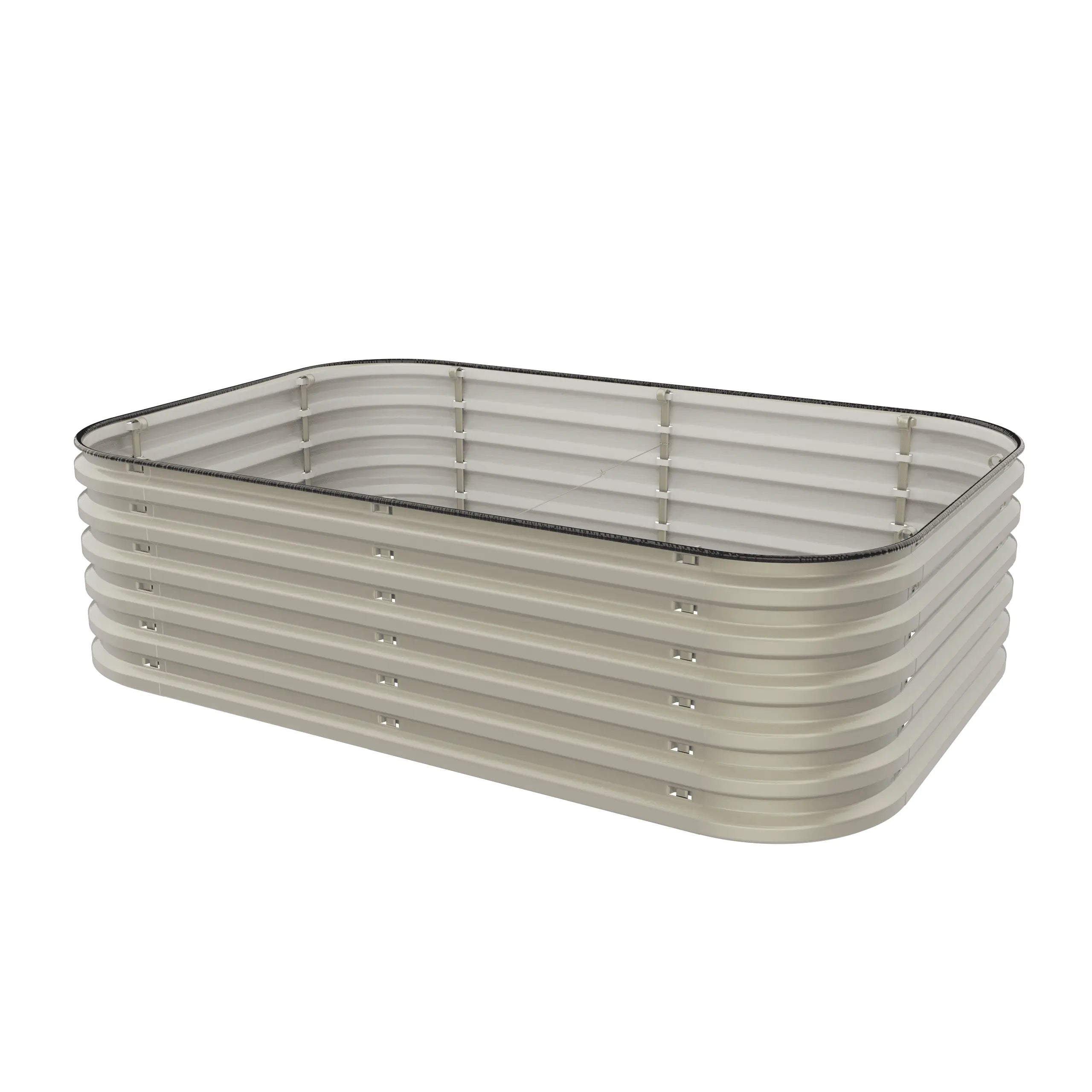 Gro-Rite "No Tools Needed" Premium Metal Raised Garden Bed Kit Gro-Rite Garden Global LLC