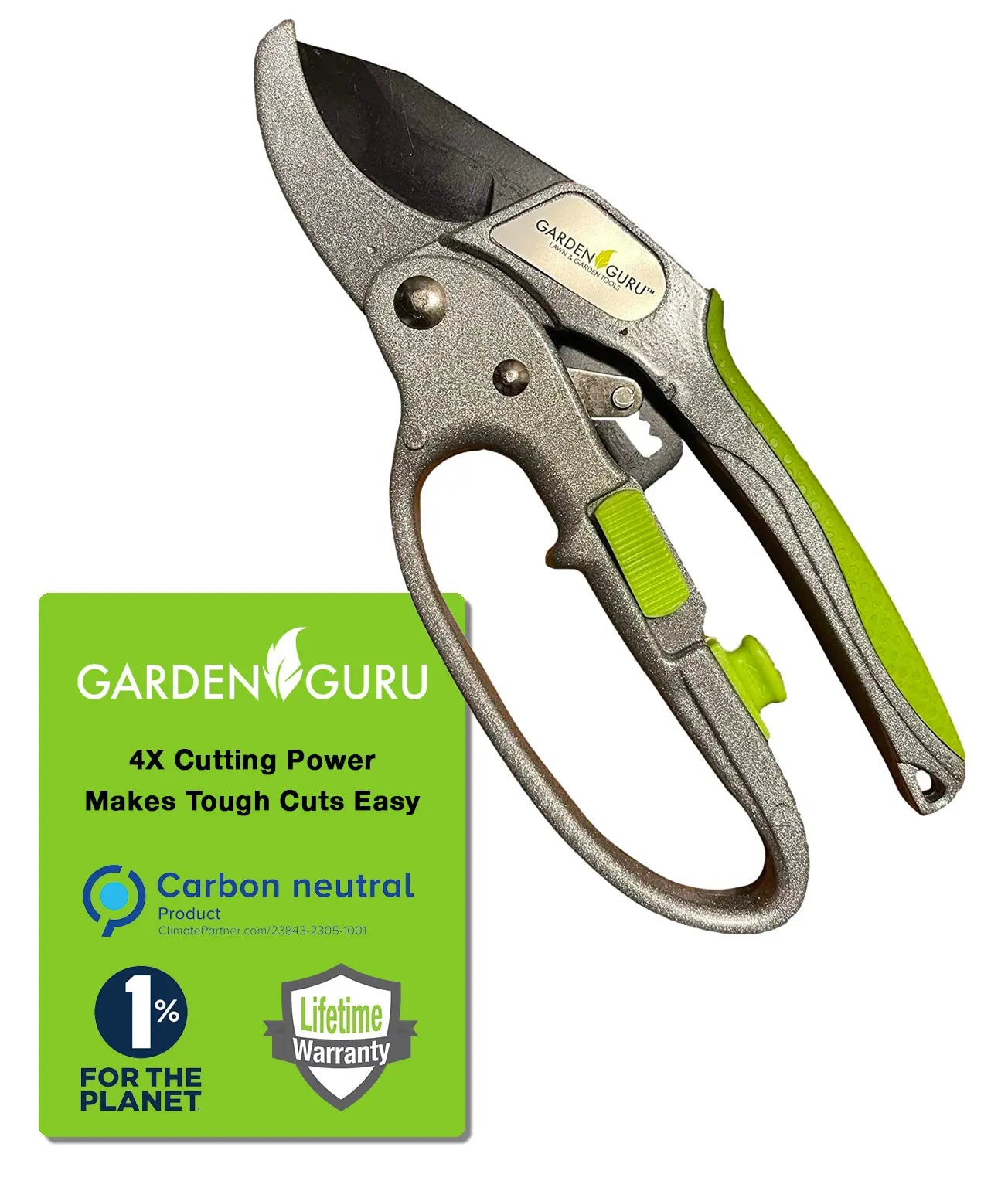 Ratchet Garden Pruning Shears Clippers Deluxe Garden Guru