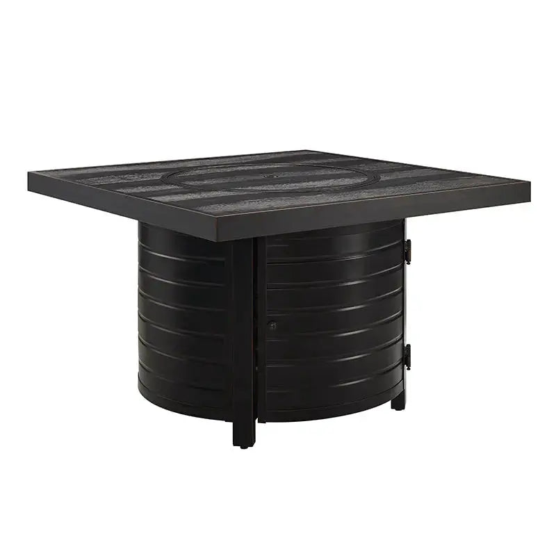 Yorke 40" Square Aluminum Convertible Gas Fire Pit Table Fire Sense/Balkene Home