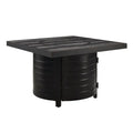 Yorke 40" Square Aluminum Convertible Gas Fire Pit Table Fire Sense/Balkene Home
