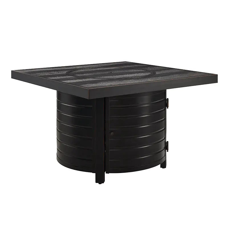 Yorke 40" Square Aluminum Convertible Gas Fire Pit Table Fire Sense/Balkene Home