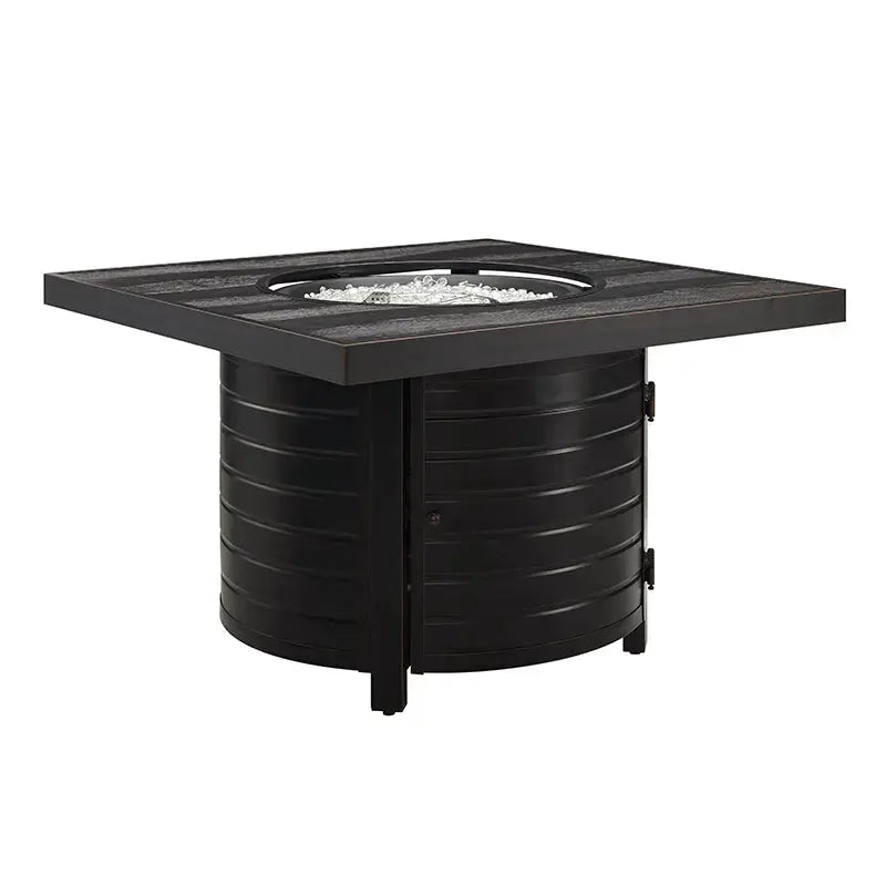 Yorke 40" Square Aluminum Convertible Gas Fire Pit Table Fire Sense/Balkene Home
