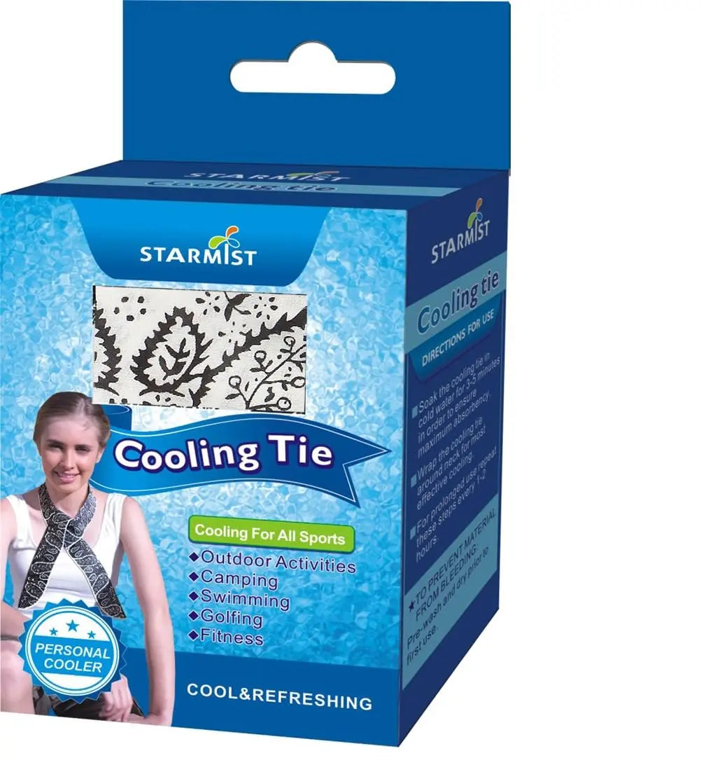 Sunneday Cooling Tie in White | Red | Blue | Black | Sports & Fitness | Gardening | Outdoor Work Sunneday