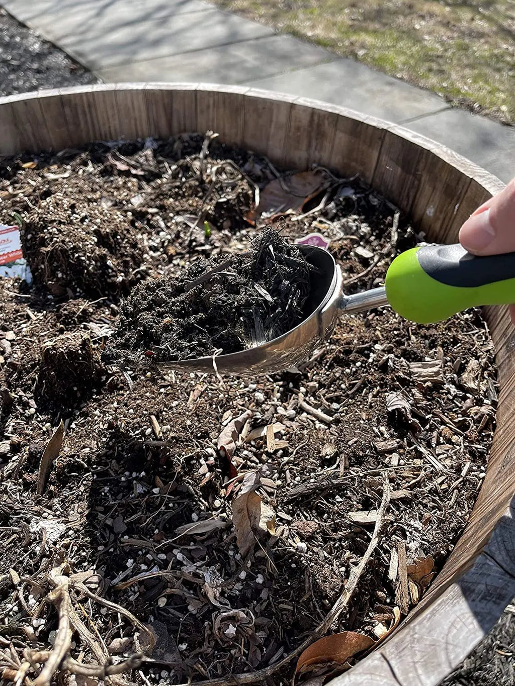 Stainless Steel Garden Scoop Trowel Garden Guru