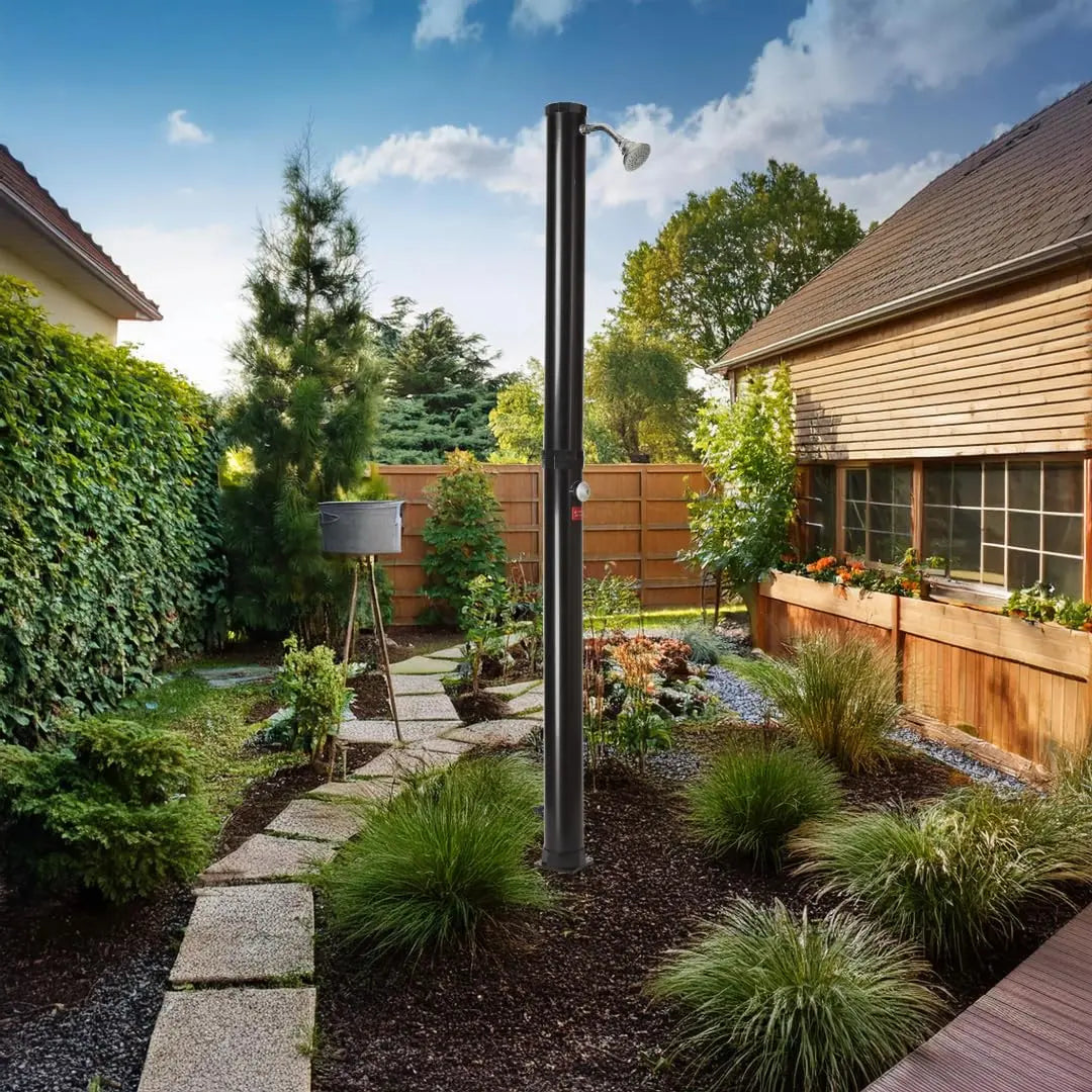 Sunneday SSD18S Outdoor Solar Shower | 5 Gallon | Black | Poolside, Camping & Backyard - Sunneday LLC
