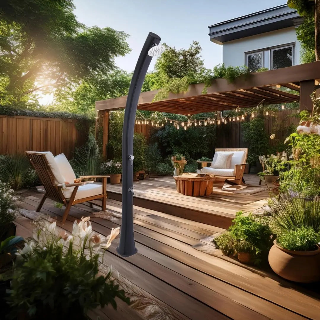 Sunneday Outdoor Solar Showers | Multiple Styles | Solar-Heated | Pool, Beach & Backyard - Sunneday LLC