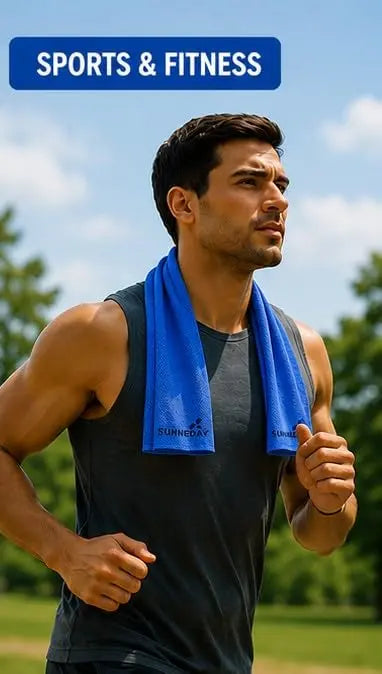Sunneday Cooling Towel | Green | Pink | Blue | Sports & Fitness | Gardening | Outdoor Work Sunneday