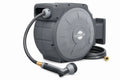 Sunneday Retractable Hose Reel | Automatic Retractable Hose Reel w/Wall Mount | Easy to Assemble Water Hose Reel w/Flexible Swivel Mount | Retractable Garden Hose Reel (100ft. 5/8", 100ft. 1/2", 75ft. 1/2"Gray/Dark Grey) Sunneday