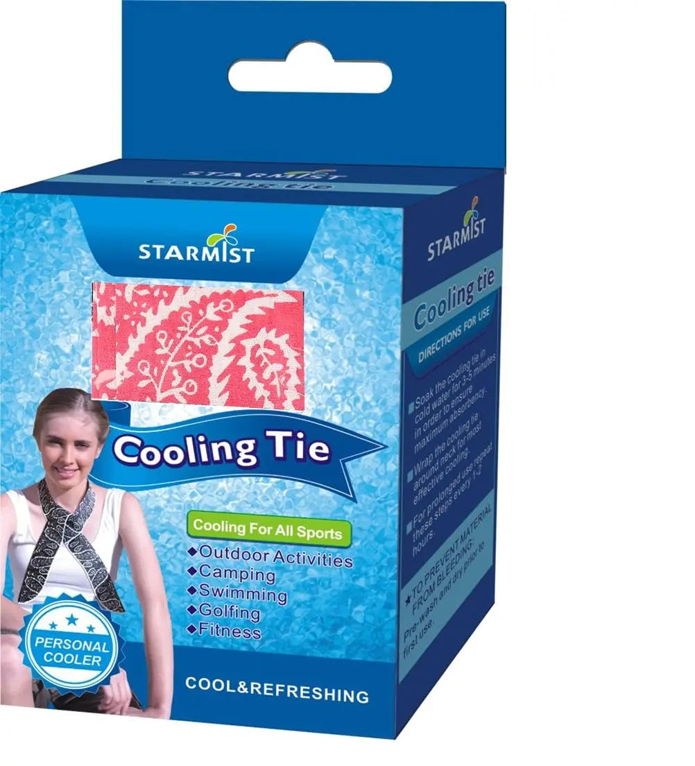 Sunneday Cooling Tie in White | Red | Blue | Black | Sports & Fitness | Gardening | Outdoor Work Sunneday