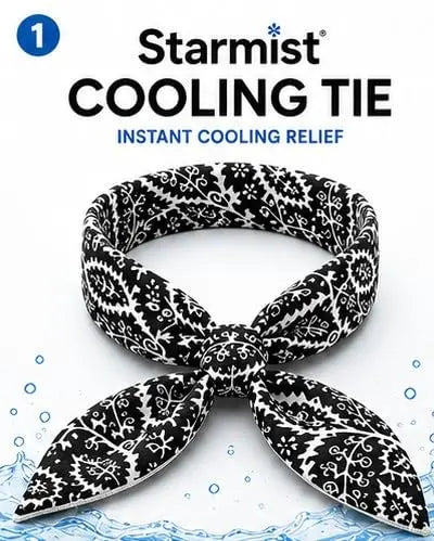 Sunneday Cooling Tie in White | Red | Blue | Black | Sports & Fitness | Gardening | Outdoor Work Sunneday
