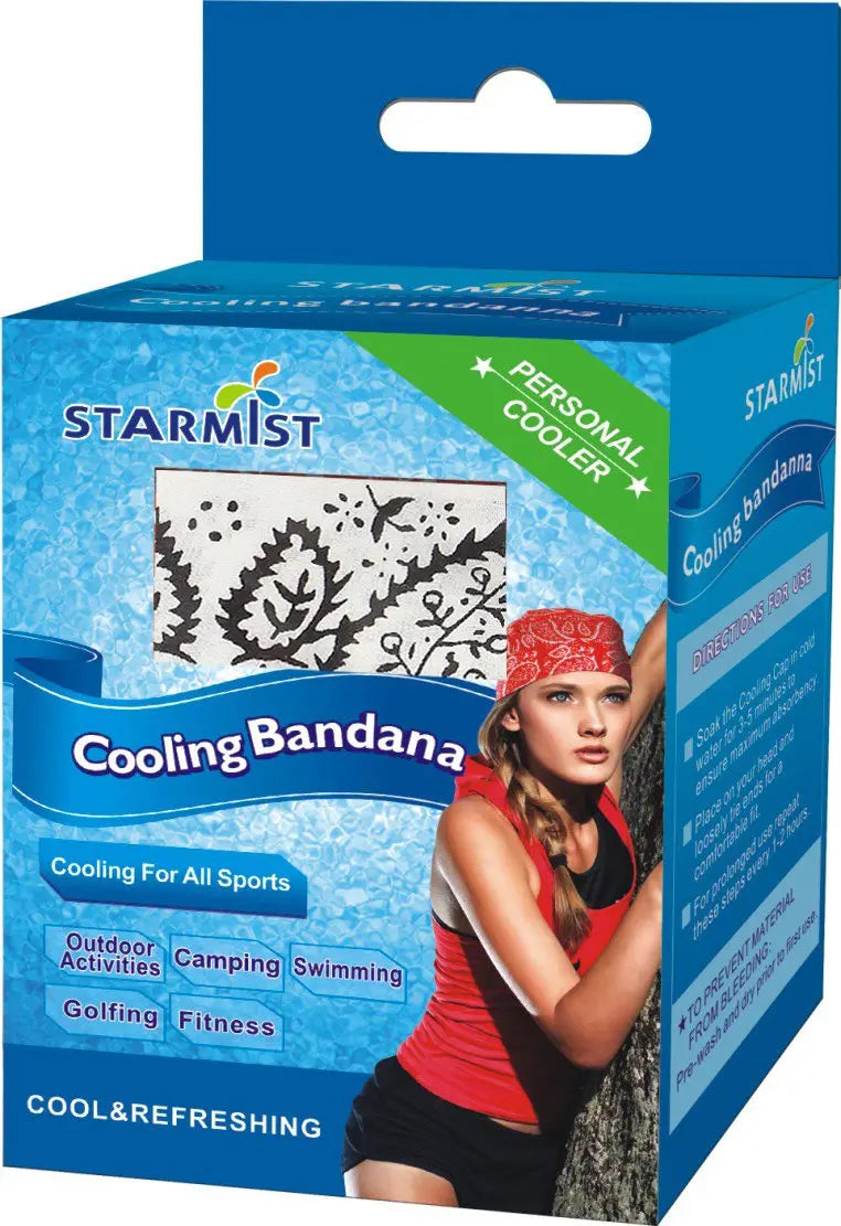 Starmist 90003B Cooling Bandana in Retail Box, Blue, large Starmist
