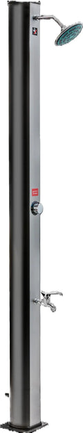 Sunneday SS0915 Outdoor Solar Shower | 8 Gallon | Foot Faucet | Adjustable Temperature | Black - Sunneday LLC