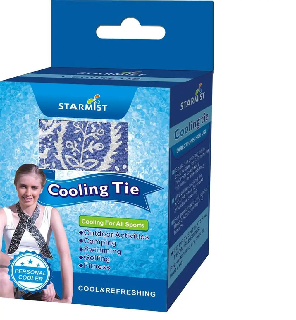 Sunneday Cooling Tie in White | Red | Blue | Black | Sports & Fitness | Gardening | Outdoor Work Sunneday