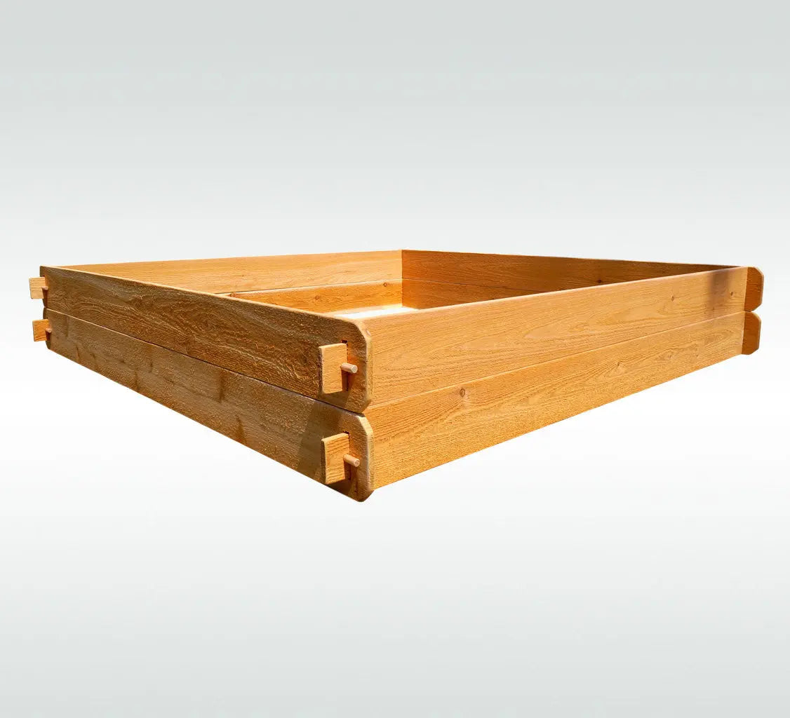 Timberlane Gardens Raised Garden Bed Kit Large Double Deep (Two 6x6) Select Cedar Timberlane Gardens