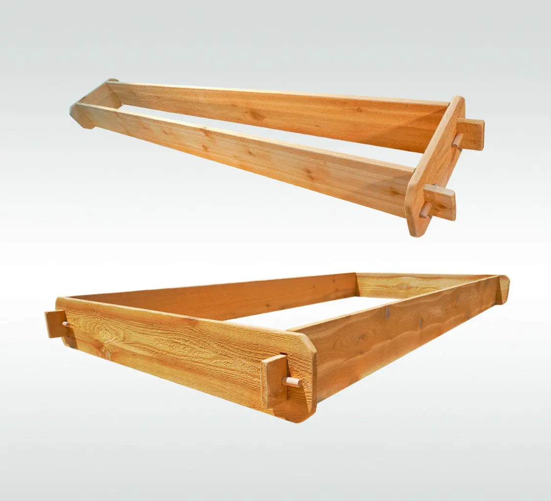 Timberlane Gardens Raised Garden Bed Kit 2 Tiered (1x6 3x6) Select Cedar Timberlane Gardens